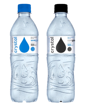 Crystal lanza la primera botella de agua mineral hecha 100% con resina  reciclada en Brasil - Revista de packaging & Etiquetaje industrial /  InfoPack Latino