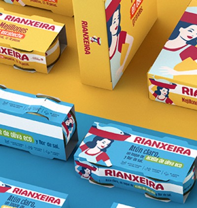 El nuevo packaging de Rianxeira, premiado en los Best Awards 2020