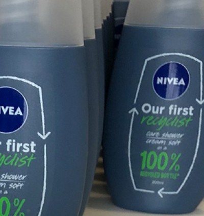 Primeros envases para cosméticos, con polietileno 100% reciclado de Nivea