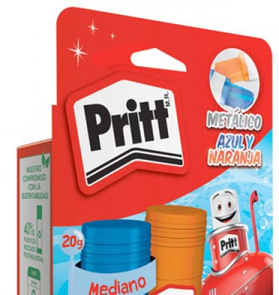 Pritt, pionero con un blíster hecho de papel reciclado y sin plástico