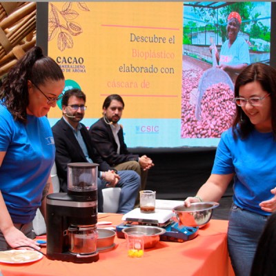 Bioplásticos a partir de restos de cacao para el envasado de alimentos