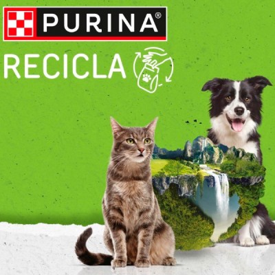 Programa Purina Recicla para la reutilización de las bolsas de alimentos